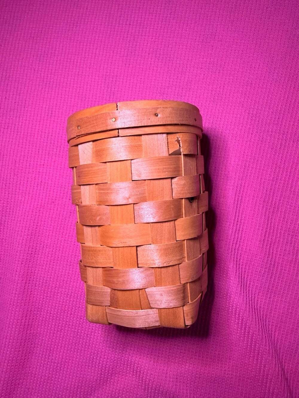 Vintage Longaberger Woven Wooden Splint Basket